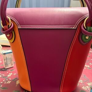 Colorful Women's Handbag Florence Italy leather